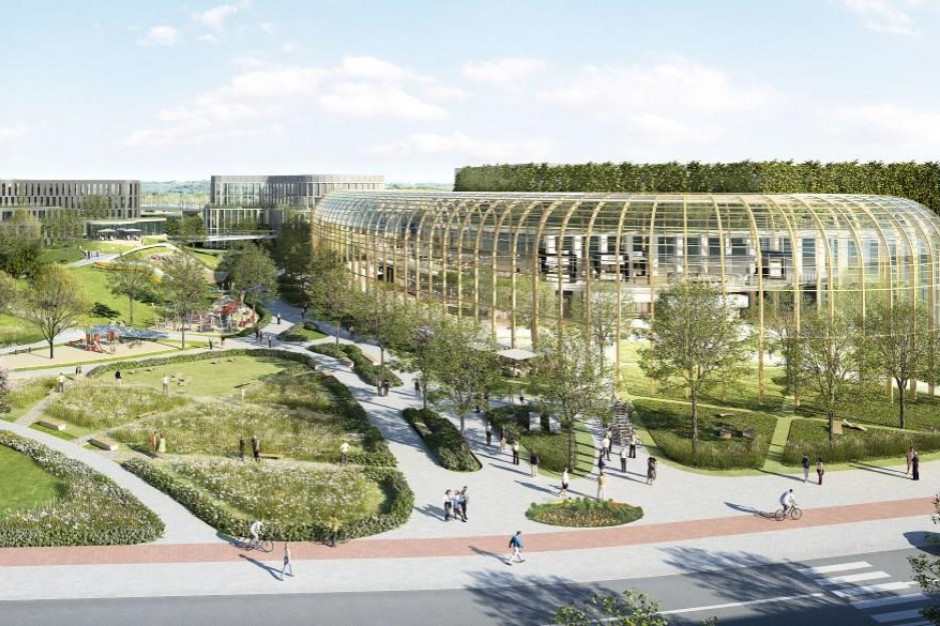 fot. materiały prasowe Projekt "Wilanów Park" nabiera kształtów. Inwestor 7-hektarowego kompleksu zapyta o zdanie mieszkańców dzielnicy