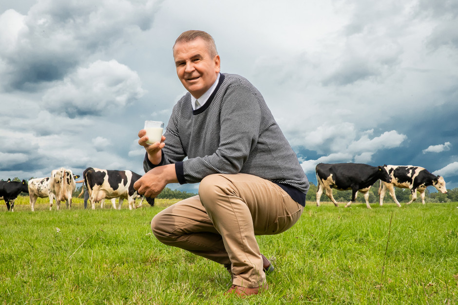 Dariusz Sapiński, prezes zarządu Melkovity, fot. mat. pras. Mlekovita zredukuje ilość tworzyw sztucznych o 100 tys. kg rocznie