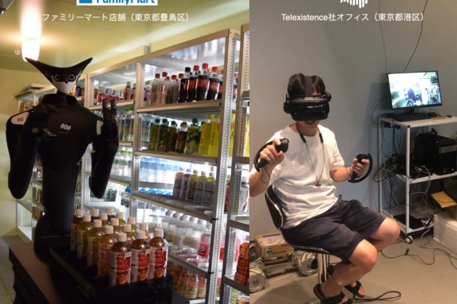 Model-T został opracowany przez japoński startup Telexistence, fot. za YouTube Roboty będą uzupełniać towar na półkach w japońskich supermarketach (wideo)