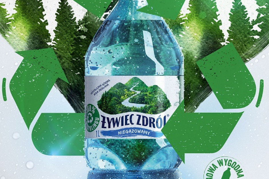 fot. mat. pras. Nowy format wody niegazowanej w opakowaniu z recyklingu od Żywiec Zdrój