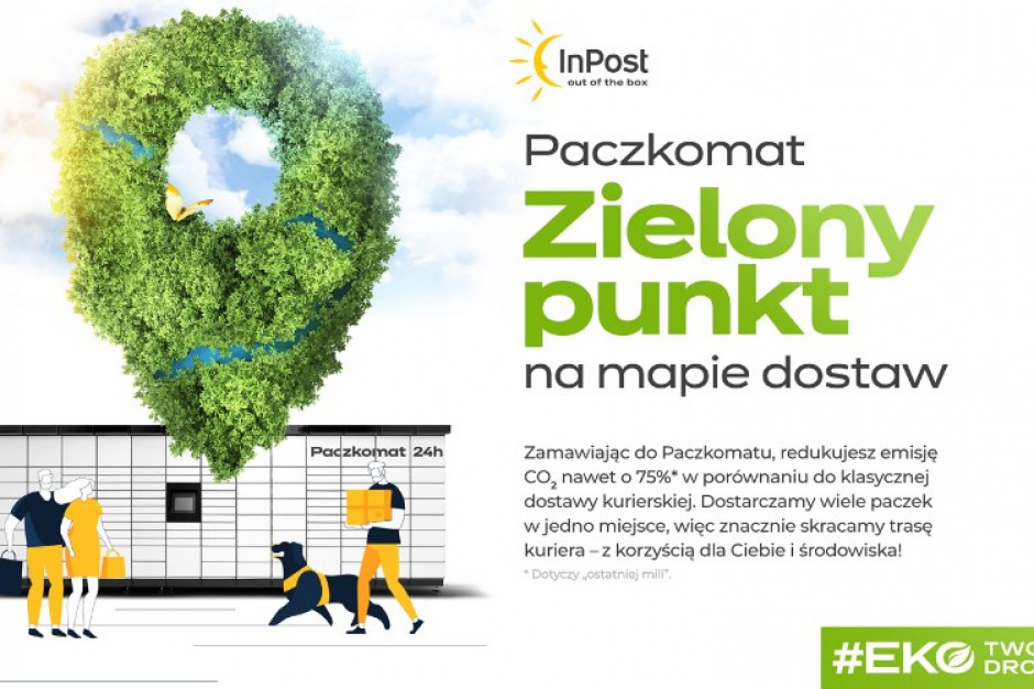 Fot. materiały prasowe InPost mówi o sobie "firma minimalizująca negatywny wpływ na środowisko"