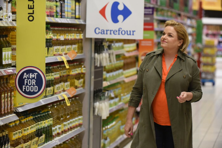 Program MądrzeJEMY startuje 24 października br. na głównej antenie TVN, fot. mat. pras. Carrefour i Katarzyna Bosacka z programem w TVN