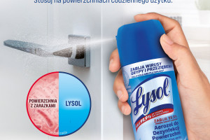 Marka produktów do dezynfekcji Lysol wchodzi na polski rynek