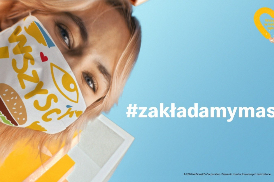 fot. mat. pras. #ZakładamyMaski w nowym spocie McDonald’s