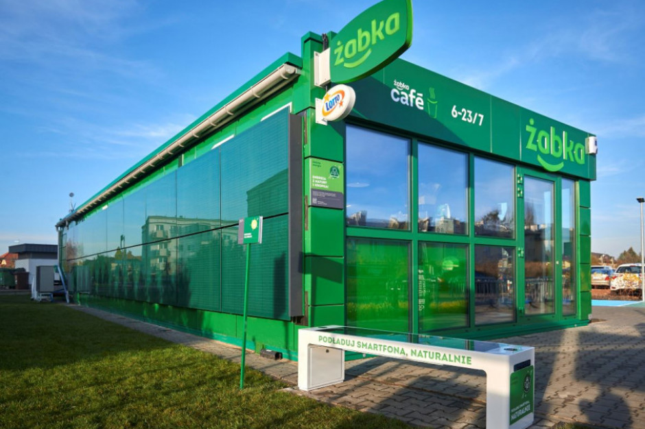 Żabka otworzyła innowacyjny sklep, fot. mat. pras. Żabka otworzyła sklep całkowicie zasilany zieloną energią