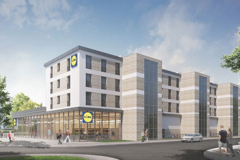 fot. LIDL Lidl został deweloperem - w Berlinie ruszyła budowa bloku mieszkalnego
