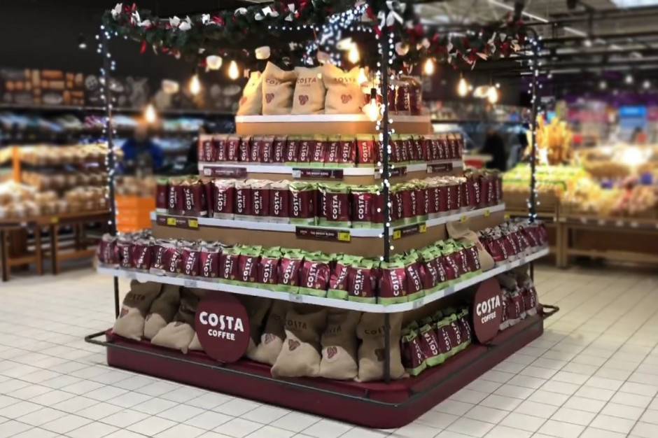 fot. OEX Cursor OEX Cursor promuje kawy Costa Coffee dzięki zespołowi merchandisingu mobilnego