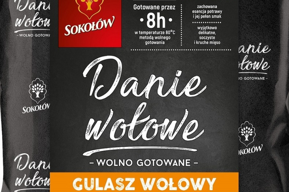 fot. mat. pras. Dania wołowe wolno gotowane od firmy Sokołów