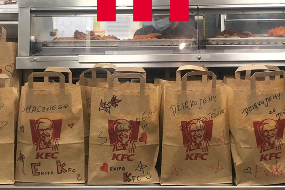 KFC wspiera medyków, fot. mat. pras. KFC ponownie z pomocą dla służby zdrowia