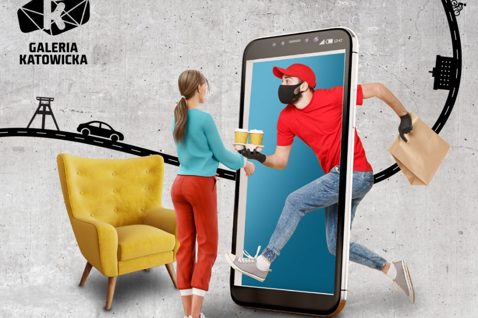 Galeria Katowicka wspiera restauracje, fot. mat. pras. Centra handlowe uruchomiły darmowe dowozy z restauracji w galeriach