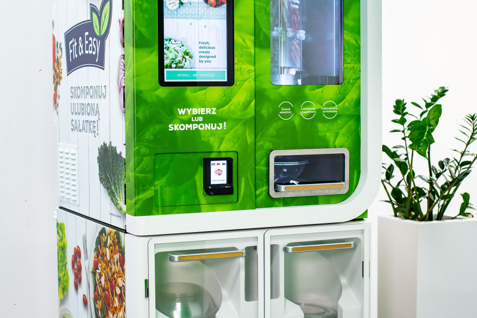 fot. Green Factory Green Factory z testami automatów vendingowych sałatek Fit & Easy