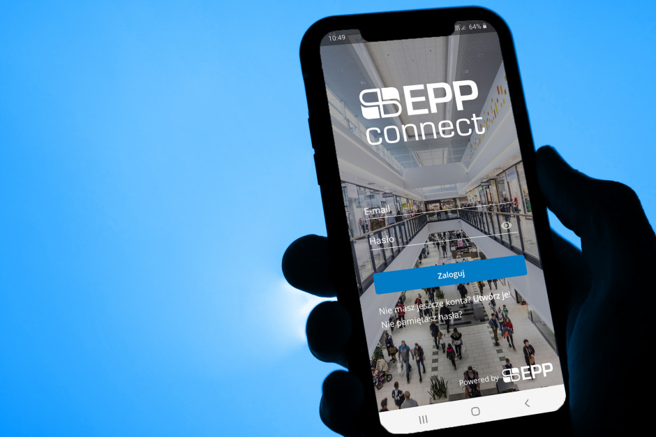 EPP Connect – narzędzie do współpracy ze społecznością najemców, fot. mat. pras. EPP uruchamia aplikację dla najemców swoich centrów handlowych