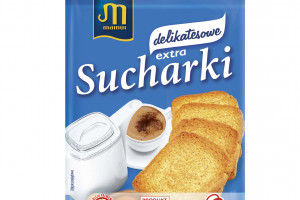 Sucharki z dodatkiem oleju rzepakowego od firmy Mamut