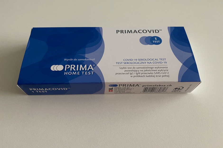 Biedronka będzie sprzedawać test wykrywający przeciwciała SARS-CoV-2, fot. mat. pras. Biedronka wprowadza do sprzedaży testy na obecność przeciwciał Covid-19