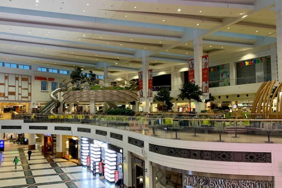 Na zdjęciu centrum handlowe Westfield Arkadia, fot. dlahandlu.pl PRCH: Najemcy otrzymują podwójną pomoc, właściciele galerii handlowych żadnej