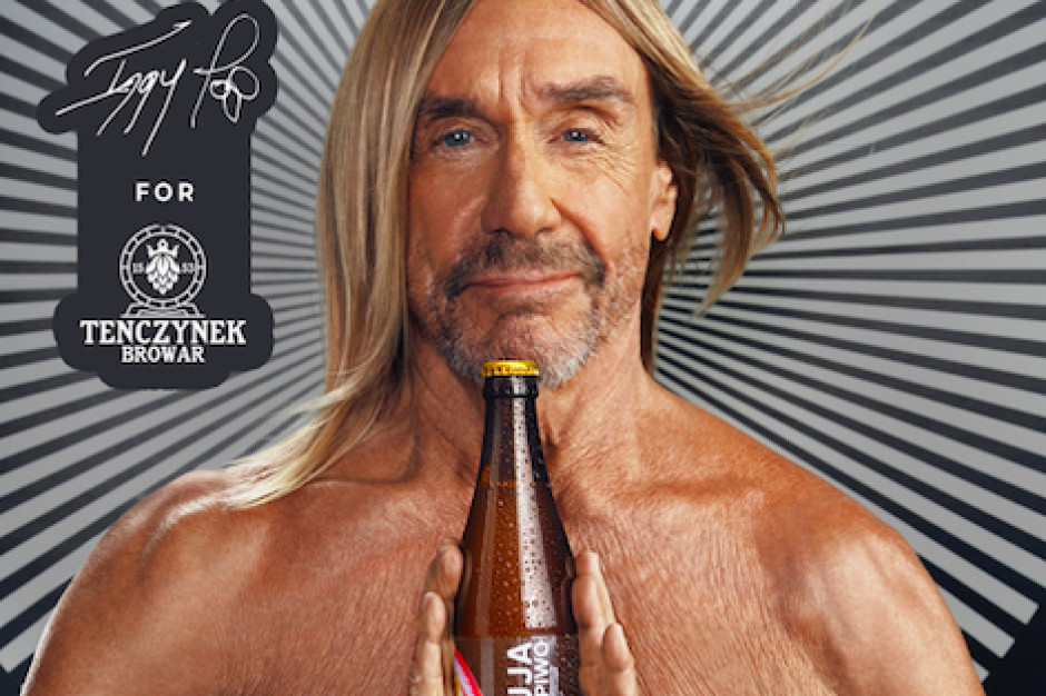 Iggy Pop reklamuje Tenczynek Iggy Pop twarzą kampanii promującej piwo Tenczynek Marakuja