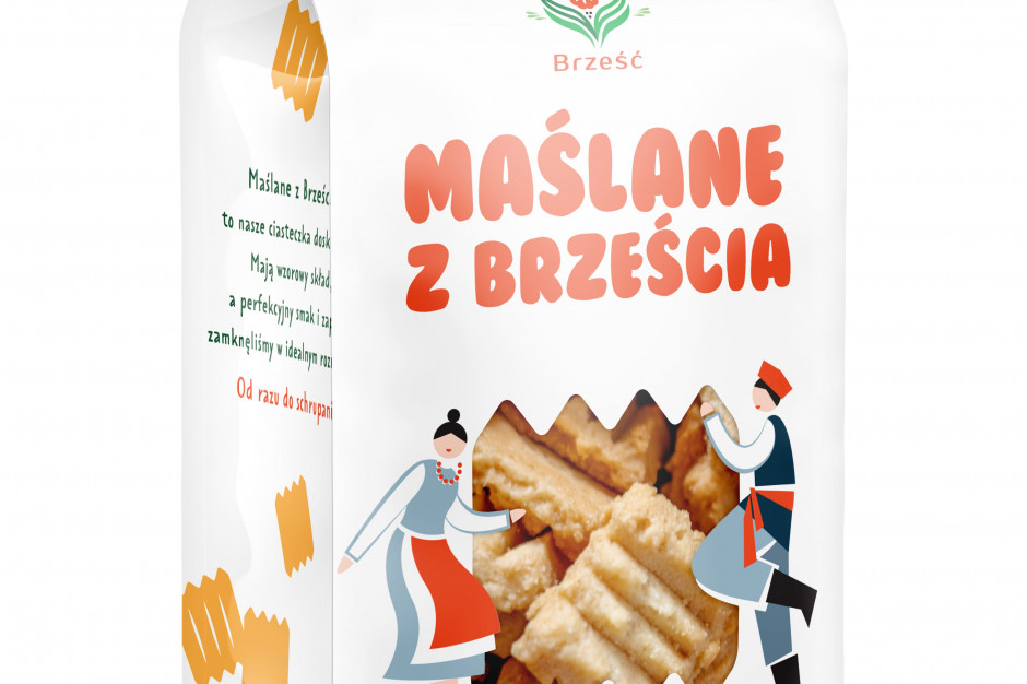 Firma Brześć powiększa swoją ofertę, fot. mat. pras. Brześć wprowadza do oferty ciasteczka maślane