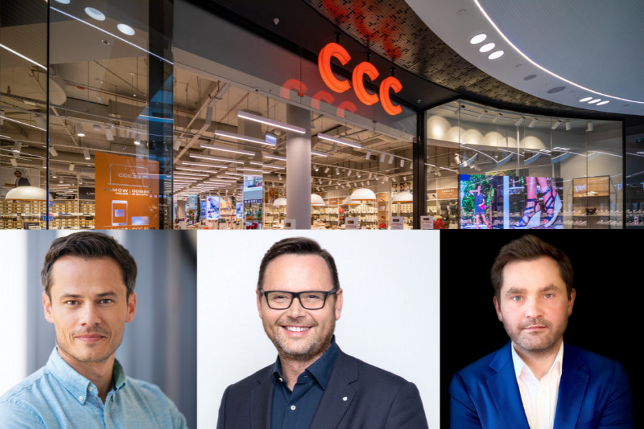 fot. Igor Matus, Adam Holewa, Kryspin Derejczyk Trzech nowych wiceprezesów w zarządzie Grupy CCC, m.in z doświadczeniem w Tesco i Pepco