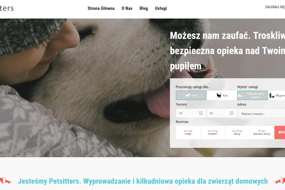 fot. Petsitters Startuje Petsittters - platforma dla opiekunów psów
