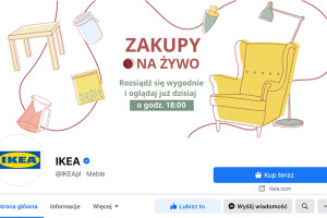 IKEA rusza z transmisjami Zakupy Na Żywo na Facebooku