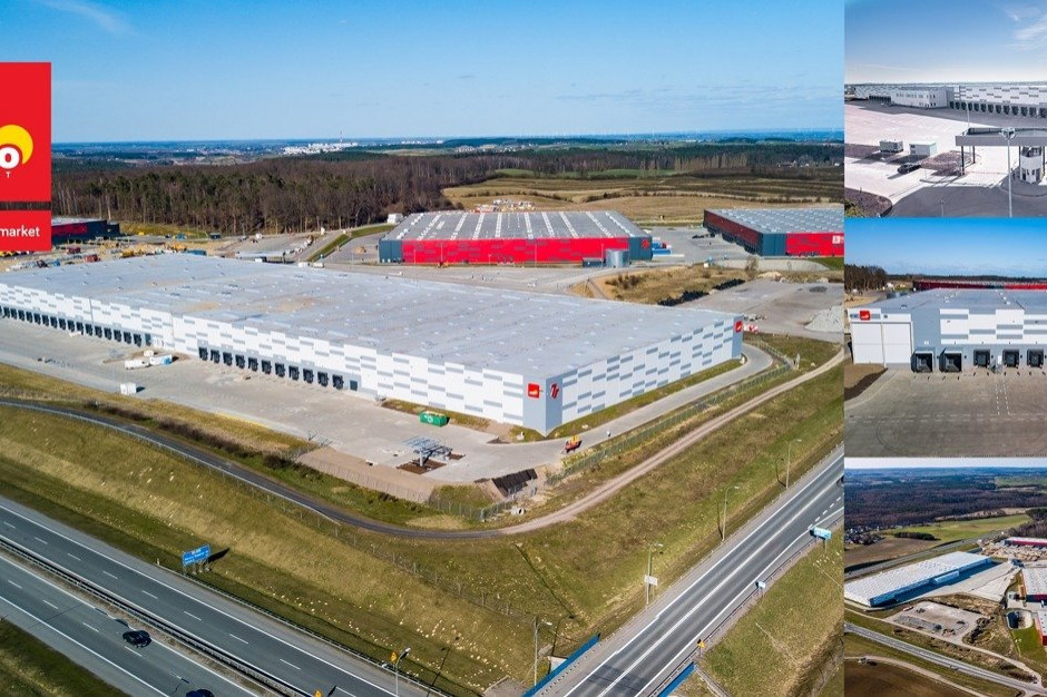 Nowe centrum Polomarketu powstało w Swarożynie k. Tczewa, fot. materiały prasowe Trzecie centrum dystrybucyjne Polomarketu zaopatrzy 150 sklepów