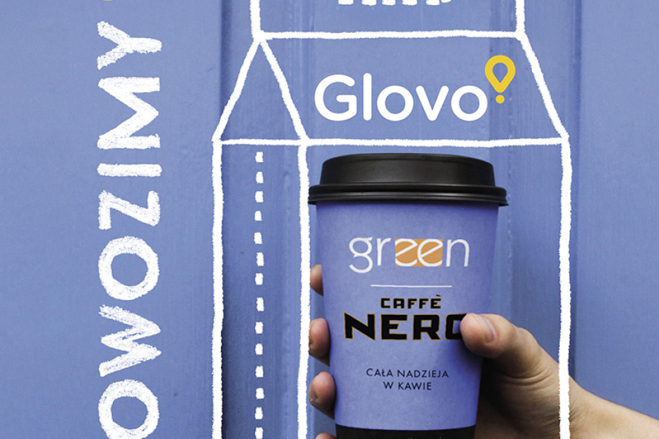 Green Caffè Nero nawiązało współpracę z Glovo, fot. mat. pras. Green Caffè Nero rusza z dostawami z Glovo