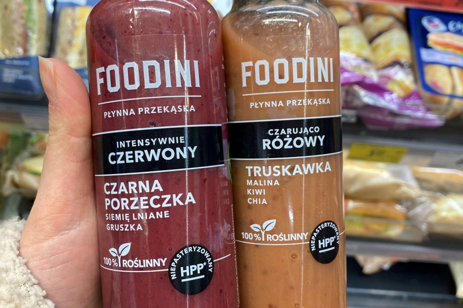 Żabka rozwija markę własną Foodini, fot. mat. pras. Żabka poszerza ofertę smoothies marki własnej