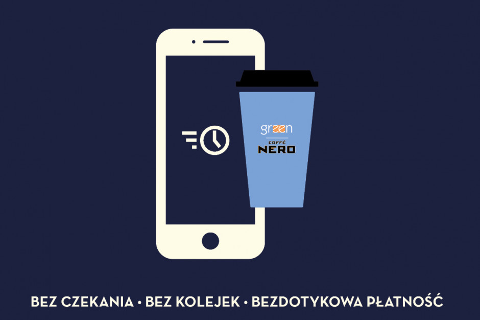 Usługa „Zamów i odbierz” debiutuje w Green Cafe Nero, fot. materiały prasowe Green Caffè Nero rusza z usługą „Zamów i odbierz”