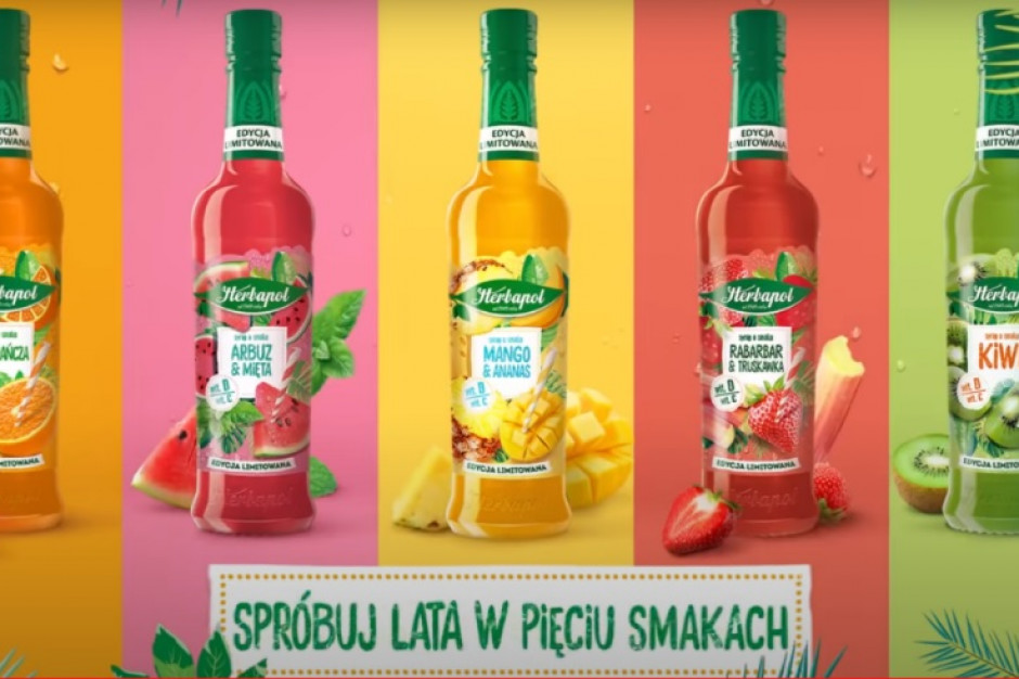 Oferta letnia Herbapolu będzie dostępna m.in. w dyskontach, fot. mat. pras. Herbapol-Lublin powraca z limitowaną edycją syropów owocowych