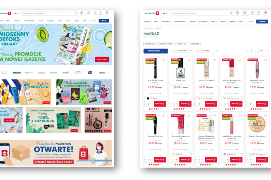 Super-Pharm poszerza sieć dostaw o Paczkomaty InPost i uruchamia nową odsłonę e-sklepu Super-Pharm z nową odsłoną e-sklepu