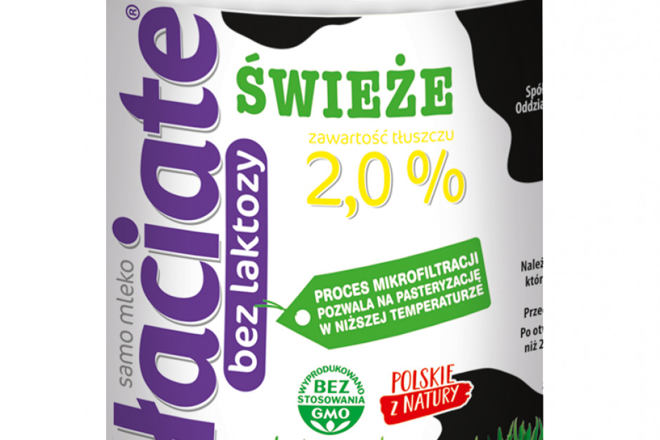 Łaciate to najbardziej znana marka mleka w Polsce, fot. mat. pras. Mleko świeże Łaciate 2% w rodzinie produktów bez laktozy