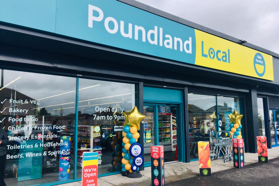Poundland w formacie Local, fot. za Facebook/Poundland Poundland otwiera dyskonty convenience