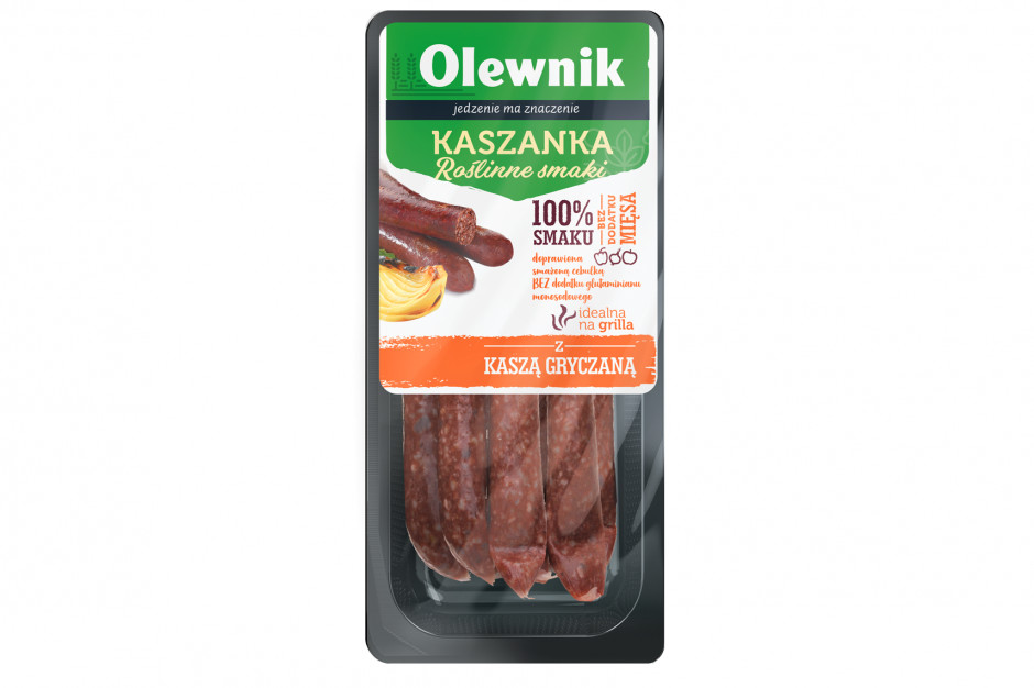 fot. Kaszanka Olewnik Kolejna roślinna nowość od marki Olewnik