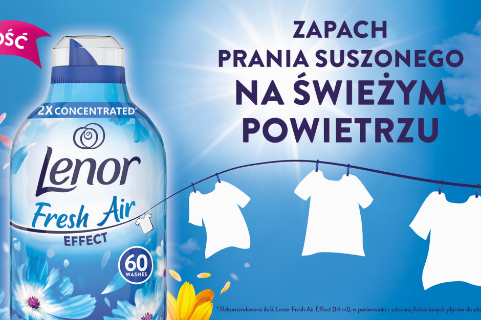 fot. Lenor Lenor Fresh Air Effect z zapachem prania suszonego na słońcu