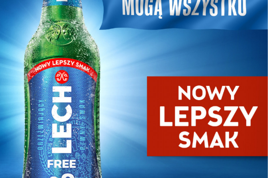 Lech Free 0,0% teraz jest bardziej rześki i zrównoważony, fot. mat. pras. Nowy smak Lecha Free 0,0%