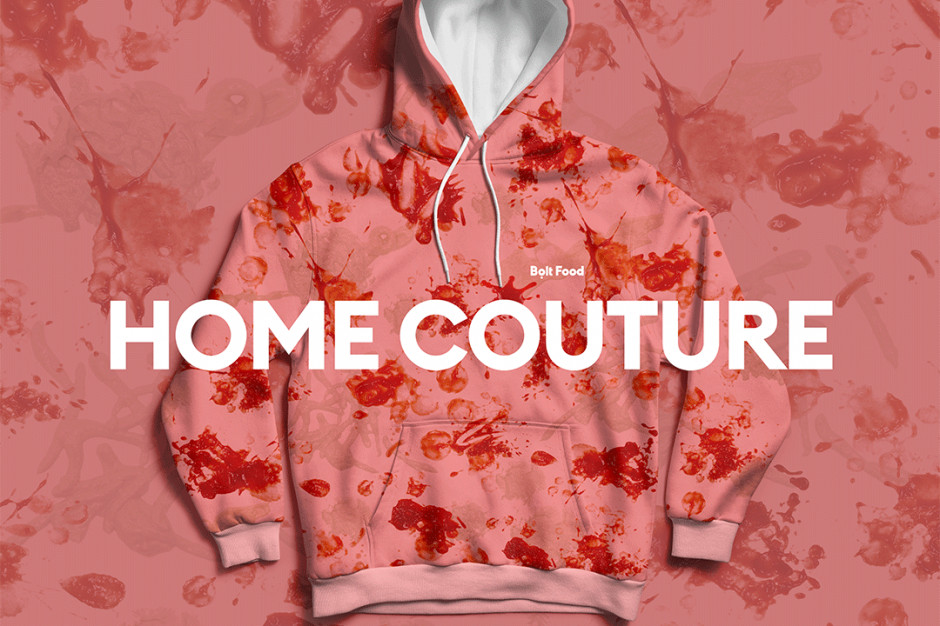 Kolekcja Home Couture składa się z trzech stylowych wersji bluz, fot. mat. pras. Bolt Food z kolekcją odzieży inspirowaną popularnymi daniami