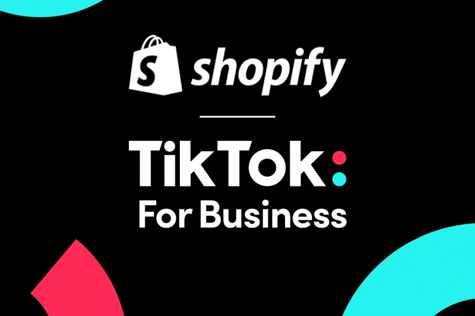Sprzedawcy Shopify, dzięki współpracy z TikTokiem mogą uzyskać dostęp do podstawowych funkcji TikTok For Business Ads Manager. Fot. materiały prasowe Sprzedawcy Shopify zyskują dostęp do funkcji TikTok For Business