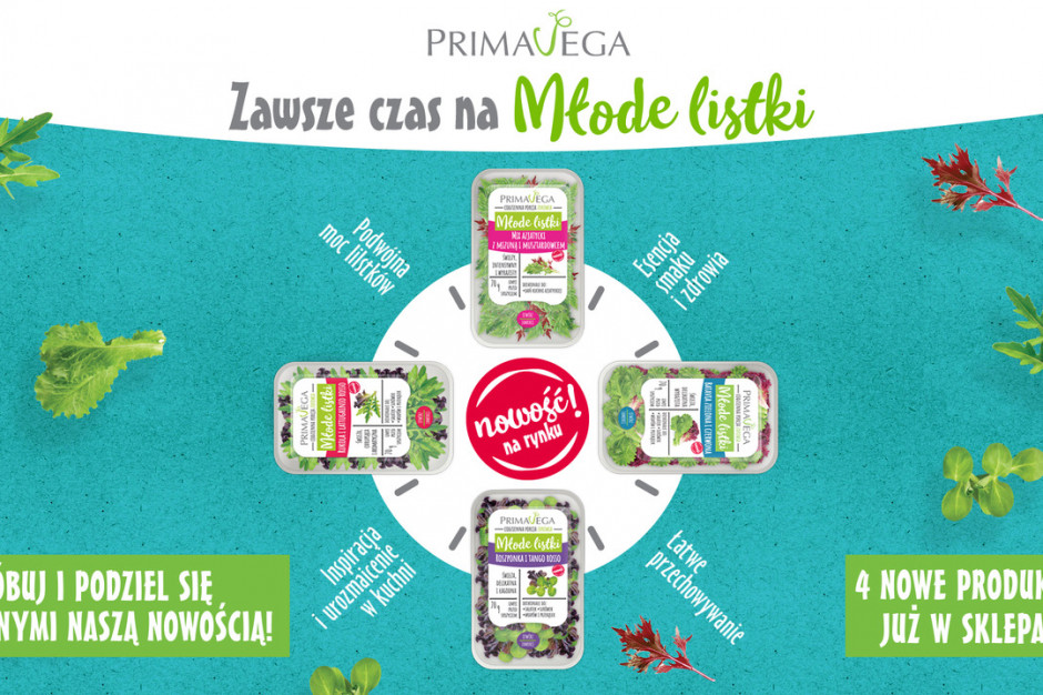 Fot. materiały prasowe Primavega wprowadza Młode Listki warzyw zielonych