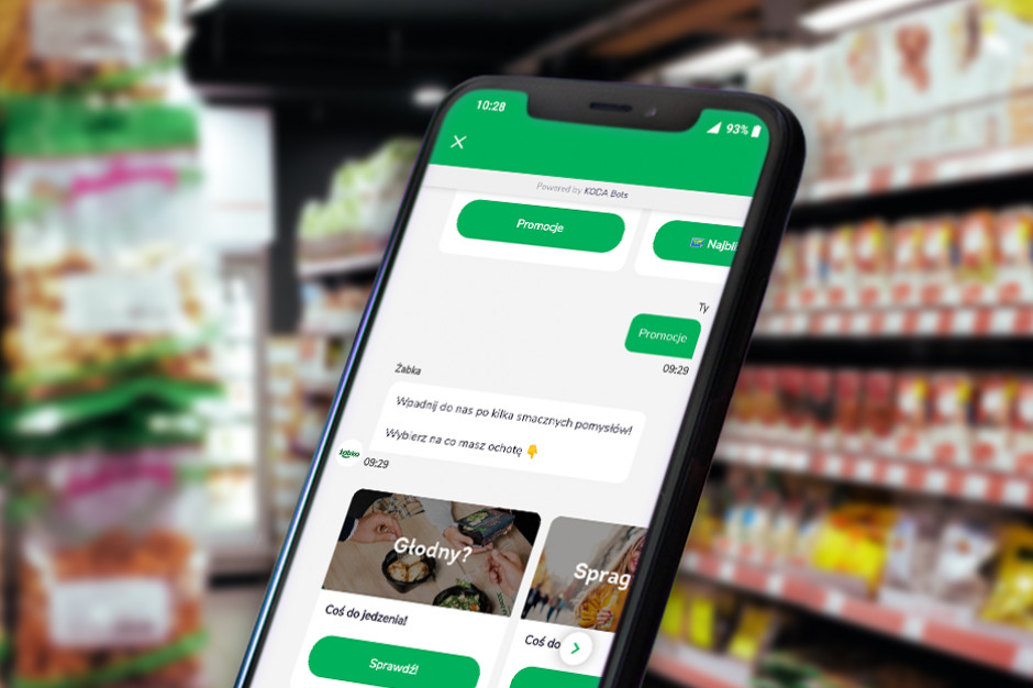 Chat bot w zaledwie jeden dzień zebrał kilkaset bardzo merytorycznych opinii na temat produktu sprzedawanego w Żabce. Fot. materiały prasowe Chatbot Żabki w 9 miesięcy wymienił pół miliona wiadomości z klientami