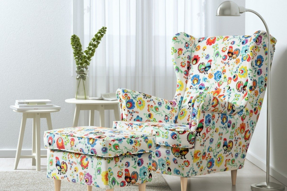 Kolekcja HUSLIÅ, fot. IKEA IKEA świętuje 60-lecie w Polsce kolekcją w łowickie wzory