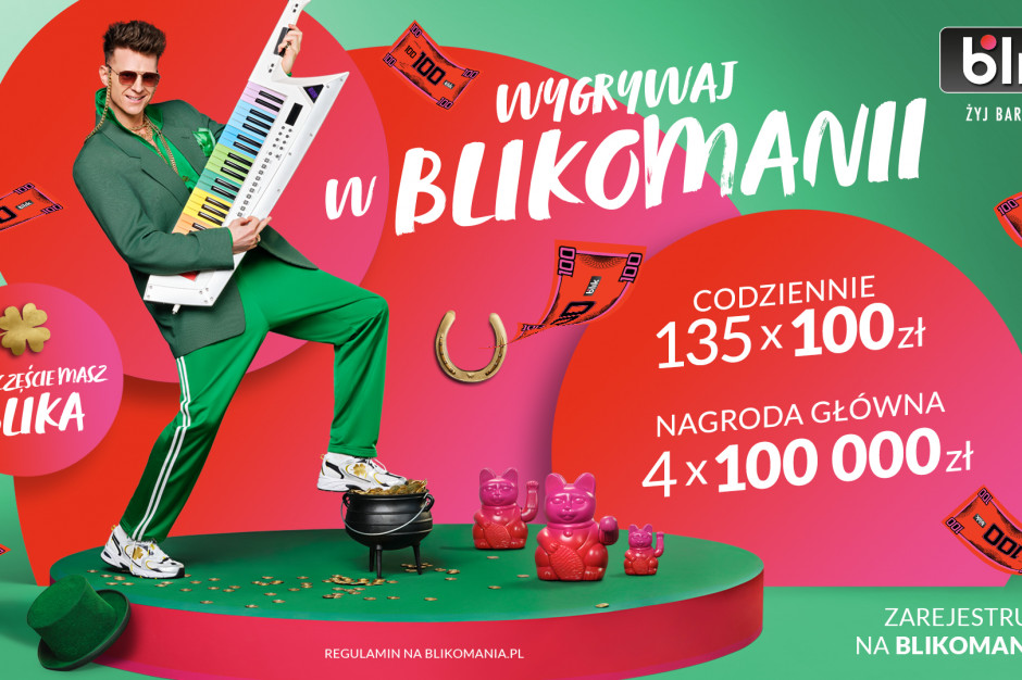 fot. Blikomania Blik promuje swoje płatności loterią