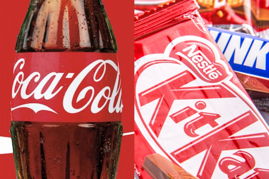 Fot. Shutterstock. Kolaż portalspozywczy.pl Coca-Cola i Nestle wciąż najcenniejszymi markami branży napojowej i spożywczej