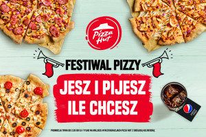 Festiwal Pizzy wraca do Pizza Hut. Jedzenie bez limitów od 32,99 zł za osobę