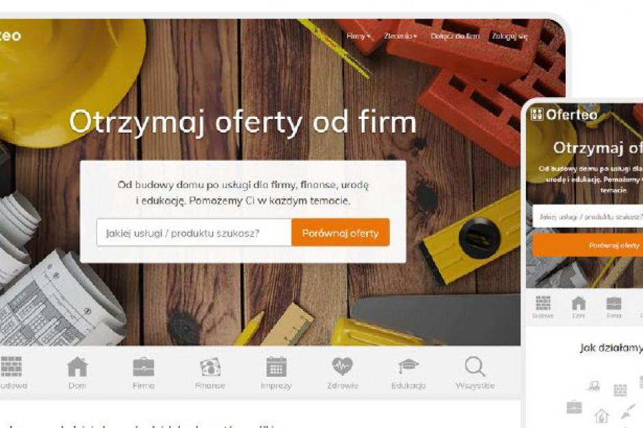 Działalność Oferteo skupia się na łączeniu, za pośrednictwem internetowej platformy www.oferteo.pl, osób i firm zainteresowanych zakupem różnorodnych usług i produktów z ich wykonawcami i dostawcami. Fot. materiały prasowe Oferteo: Rynek online usług na żądanie urośnie w tym roku o 25 proc.