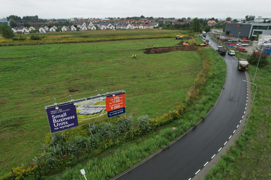 Rozpoczęcie budowy Frontier Park Wrocław, fot. materiały prasowe Frontier Estates rusza z budową pierwszego magazynu w Polsce