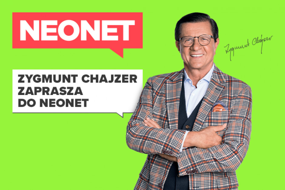 Zygmunt Chajzer w kampanii Neonet, fot. mat. pras. Zygmunt Chajzer nowym ambasadorem NEONET