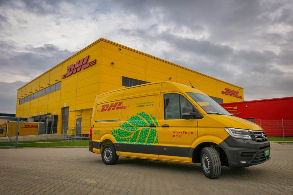 Elektryczne vany DHL Express wyruszają na polskie drogi, fot. mat. pras. DHL Express dekarbonizuje flotę w Polsce