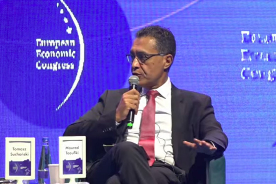 Mourad Taoufiki, dyrektor generalny Amazon.pl podczas EEC. Fot. PTWP Amazon na EEC: Dostarczamy przedsiębiorcom narzędzia, by mogli sprzedawać na całym świecie