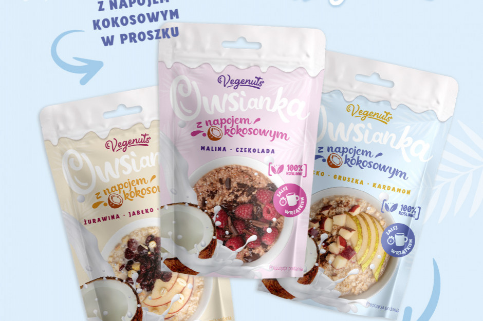 Vegenuts to linia produktów śniadaniowych, fot. mat. pras. Nowa roślinna marka wchodzi na rynek