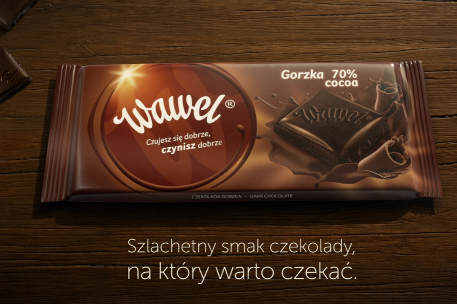 fot, nowa kampania czekolad Wawel Wawel reklamuje szlachetny smak czekolady